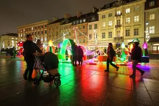 Iluminacja świąteczna w Warszawie 