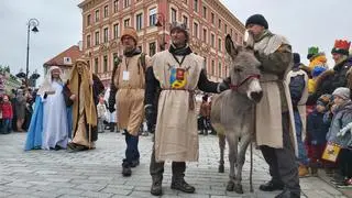 Orszak Trzech Króli na placu Zamkowym