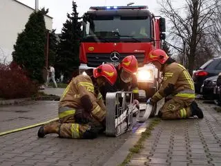 Pożar mieszkania na Bródnie 