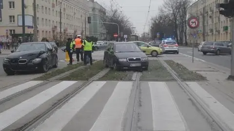 Żoliborz: jedno skrzyżowanie, dwa zderzenia