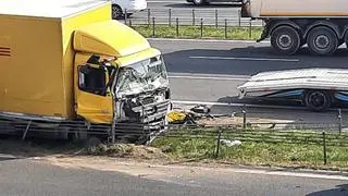 Wypadek na Południowej Obwodnicy Warszawy