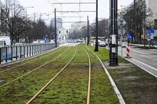 Tory tramwajowe na Gagarina 