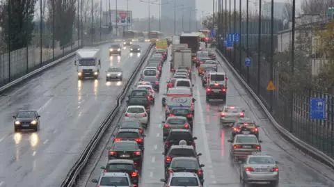 Pięć samochodów zderzyło się na moście Łazienkowskim