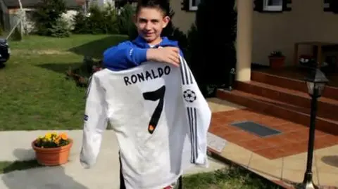 13-latek wybudzony w klinice "Budzik" spotkał się z Cristiano Ronaldo 