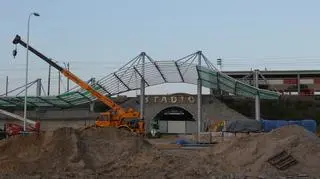 Budowa stacji Stadion