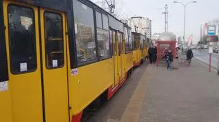 Przystanek tramwajowy przy metrze Wierzbno