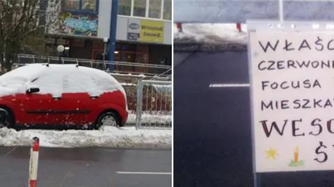 Zniknęło auto, zostały życzenia