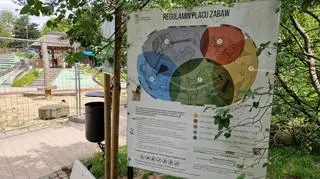 Plac zabaw w Parku Ujazdowskim wciąż zamknięty