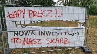 Na części terenu "Psiej Górki" pojawiło się ogrodzenie