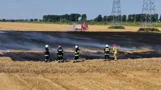 Pożar w miejscowości Płochocin 