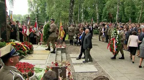 Uroczystości przy pomniku Gloria Victis z udziałem prezydenta i premiera
