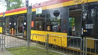 Zderzenie rowerzysty z tramwajem na Jagiellońskiej