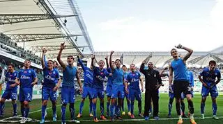 Lech Poznań na stadionie Legii