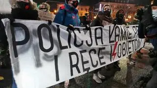 Protest w Śródmieściu