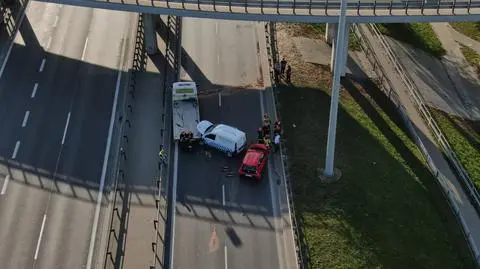 Wypadek na trasie S8