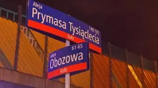 Wypadek w alei Prymasa Tysiąclecia