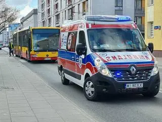 Piesza potrącona przez autobus