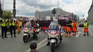 Protest ratowników medycznych