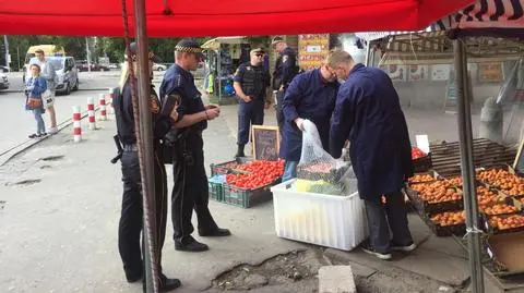 Tu kwitnie nielegalny handel. Strażnicy zlikwidowali stoisko