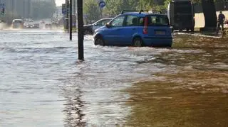 Awaria wodociągowa przy Powązkowskiej