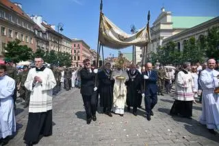 Procesja Bożego Ciała w Warszawie