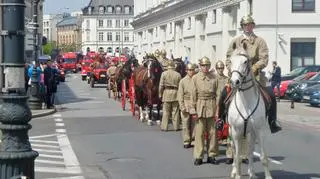 Defilada strażaków