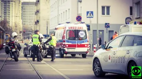 Stłuczka na Woli. Tramwaje na objazdach