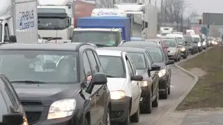 Ogromne korki po wypadku