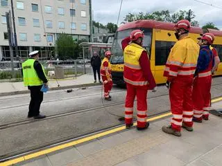 Zerwana trakcja tramwajowa na Bemowie