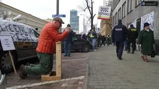 Protest taksówkarzy