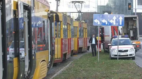 Tramwaje zderzyły się na Puławskiej