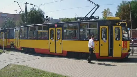 Kolizja z tramwajem na Anielewicza