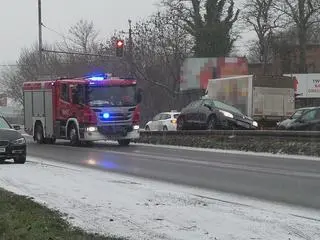 Zderzenie w Alejach Jerozolimskich
