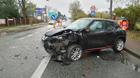 Wypadek na Wale Miedzeszyńskim. Duże utrudnienia 