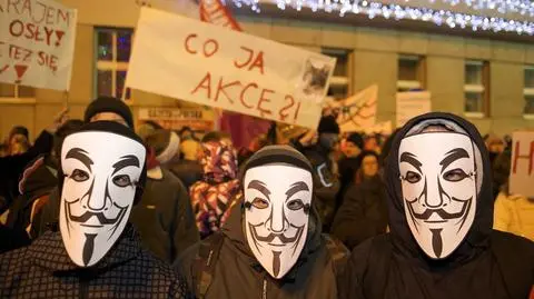 "Nie dla ACTA" pod Pałacem Prezydenckim