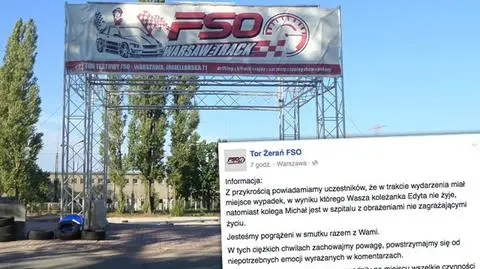 19-letnia pasażerka motocykla zginęła na torze na Żeraniu