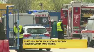 Straż pożarna o pożarze 