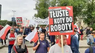 Protest rolników w Warszawie