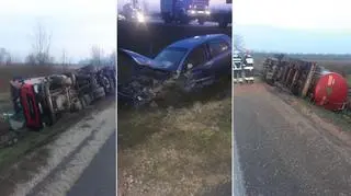 Wypadek na drodze krajowej numer 50