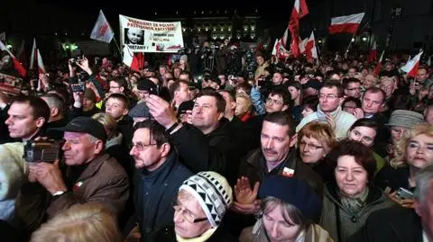 Marsz Pamięci przed Pałacem "Tu jest Polska"