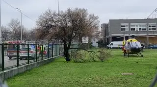 Reanimacja na pętli autobusowej Bródno-Podgrodzie