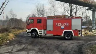 Pożar domu na ulicy Chełmżyńskiej 