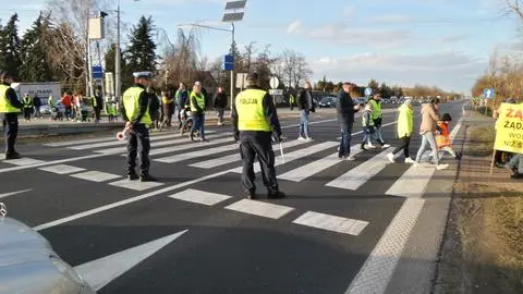 Protest na krajowej "7"