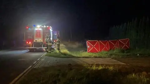 Potrącił rowerzystę i odjechał. Mimo wysiłku ratowników, mężczyzna zmarł