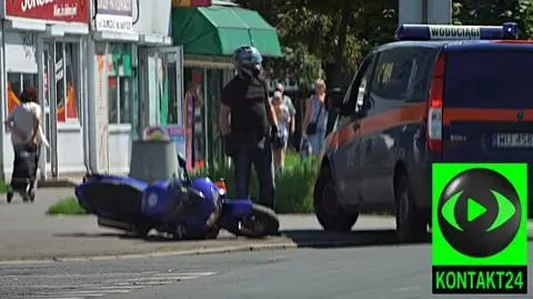 Zderzenie MPWiK z policjantem. Winny strażnik miejski?
