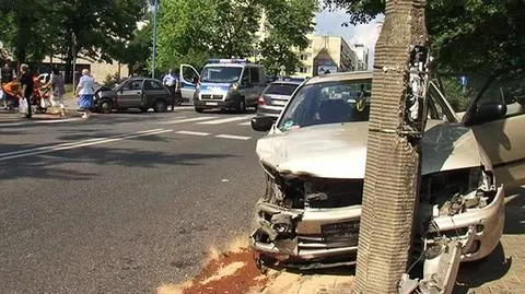 Nie zatrzymała się przed znakiem "stop"