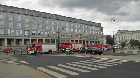 Wyciek gazu na pl. Trzech Krzyży