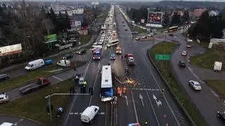 Wypadek z udziałem autokaru