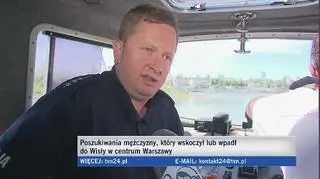 Akcja policji na Wiśle