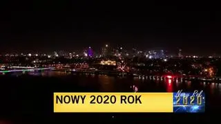 Warszawa przywitała Nowy Rok